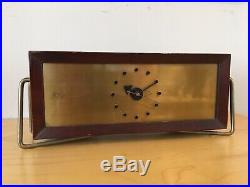 Vintage 1950s Jefferson Contemporaire Clock MID Century Modern Nelson Style Rare