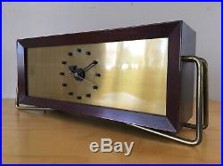 Vintage 1950s Jefferson Contemporaire Clock MID Century Modern Nelson Style Rare