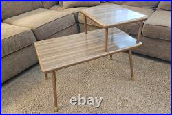 Vintage 1957 COSCO Two-Tiered End Table Mid Century Modern UNBELIEVABLY RARE