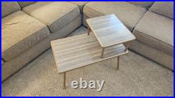 Vintage 1957 COSCO Two-Tiered End Table Mid Century Modern UNBELIEVABLY RARE