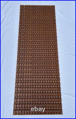 Vintage 1960s Mid Century Architectural Oak Wall Panel Screen Albert Frey 77.5