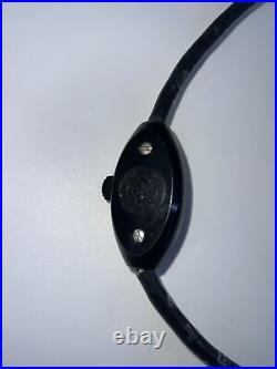 Vintage 1970's Mid Century Modern, Black Chrome Ceramic Hanging Lamp RARE