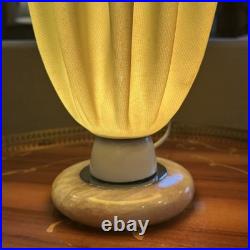 Vintage 1980s Post Modern French Athena Table Lamp by Georgia Jacob RARE GREEN