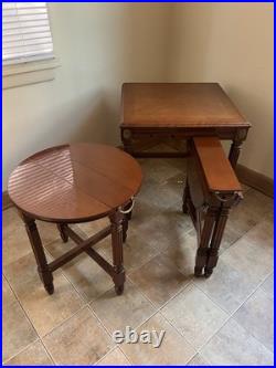 Vintage 1990 Rare Three In One Nesting Tables Antique Mid Century Furniture Rare