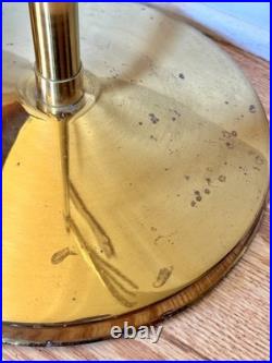 Vintage 6 Arm Brass Tone Valet Stand / Towel Rack Mid Century Modern Rare! 9lb