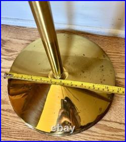 Vintage 6 Arm Brass Tone Valet Stand / Towel Rack Mid Century Modern Rare! 9lb