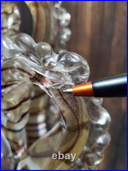 Vintage Barovier Toso MCM Glass Seahorses Murano Super Rare
