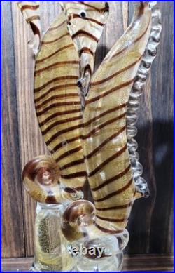 Vintage Barovier Toso MCM Glass Seahorses Murano Super Rare
