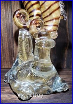 Vintage Barovier Toso MCM Glass Seahorses Murano Super Rare