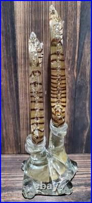 Vintage Barovier Toso MCM Glass Seahorses Murano Super Rare