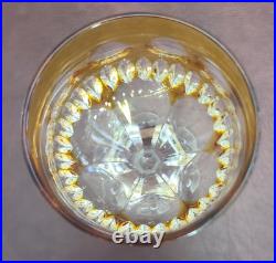 Vintage Barthmann Leaded Crystal 5 In Wine Glasses Cut-to-Clear Set of 11 Rare