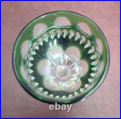 Vintage Barthmann Leaded Crystal 5 In Wine Glasses Cut-to-Clear Set of 11 Rare