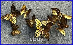 Vintage Big Mid Century Modern MCM Large Rare Brutalist Metal Wall Art Sculpture
