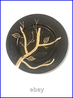 Vintage Early Rare MCM Sascha Brastoff FULL SIGNATURE Plate Modern Mid-Century