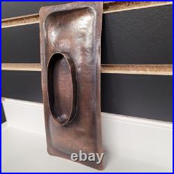 Vintage Enamel Copper Tray Mid-century Modern Design Rare
