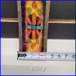 Vintage Enamel Copper Tray Mid-century Modern Design Rare