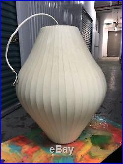 Vintage George Nelson Bubble Lamp By Howard Miller. Rare Shape