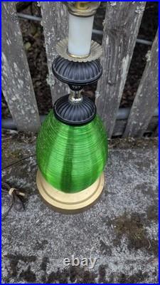 Vintage Gilbert Softlite Lucite Table Lamp MCM Green RARE Vintage Gilbert Softlite Lucite Table Lamp MCM Green RARE