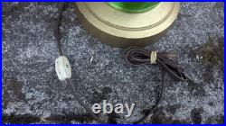 Vintage Gilbert Softlite Lucite Table Lamp MCM Green RARE