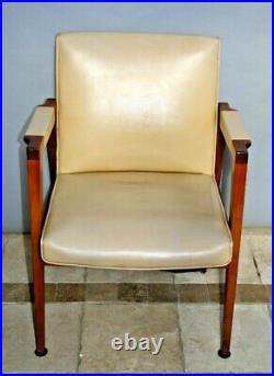 Vintage Gunlocke Armchair Lounge Chair Classic Mid Century Modern Rare Style