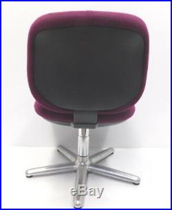 Vintage Herman Miller Office Chair Rare Purple & Chrome Eames Era (P11-25)
