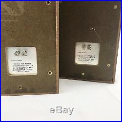 Vintage KLH Model 14 Stereo Speakers Pair Mid Century Modern MCM Original Rare