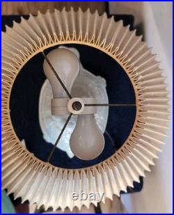 Vintage Large Ceramic Tortoise Lamp withShade, Turtle, Rare, White, MCM, Whimsical