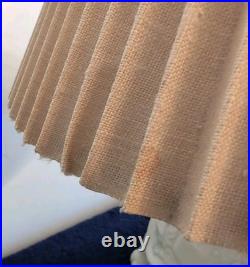 Vintage Large Ceramic Tortoise Lamp withShade, Turtle, Rare, White, MCM, Whimsical