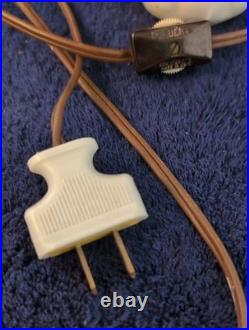 Vintage Large Ceramic Tortoise Lamp withShade, Turtle, Rare, White, MCM, Whimsical