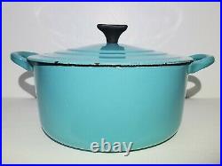 Vintage Le Creuset Dutch Oven B 2 Qt RARE PARIS BLUE EVC #18 Saucepan