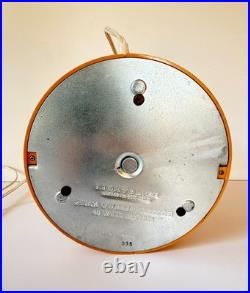 Vintage Lightolier Space Helmut lamp #8960 in rare bright yellow 1970's