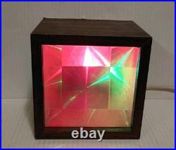 Vintage MCM Cube Lite 310 Disco Psychedelic Light Data Display Systems USA RARE