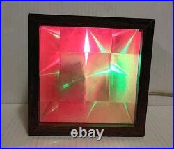 Vintage MCM Cube Lite 310 Disco Psychedelic Light Data Display Systems USA RARE
