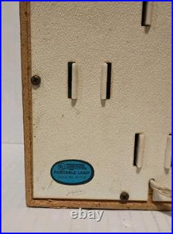 Vintage MCM Cube Lite 310 Disco Psychedelic Light Data Display Systems USA RARE