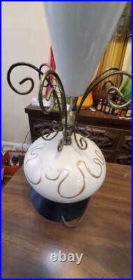 Vintage MCM Mid Century Modern 1960s Atomic Sputnik Table Lamp Rare old Retro