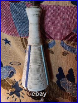 Vintage MCM Mid-century Modern Ceramic Lamp Decor Rare Retro Design Works Neat