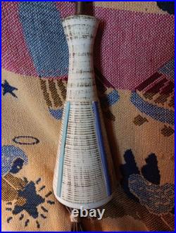 Vintage MCM Mid-century Modern Ceramic Lamp Decor Rare Retro Design Works Neat