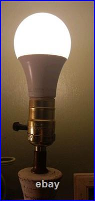 Vintage MCM Mid-century Modern Ceramic Lamp Decor Rare Retro Design Works Neat