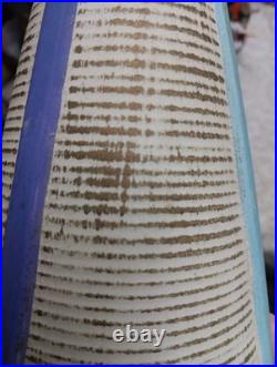 Vintage MCM Mid-century Modern Ceramic Lamp Decor Rare Retro Design Works Neat