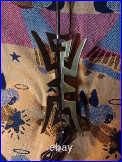Vintage MCM Mid-century Modern Lamp Abstract Brass Design Unusual Rare Works