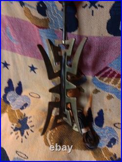 Vintage MCM Mid-century Modern Lamp Abstract Brass Design Unusual Rare Works