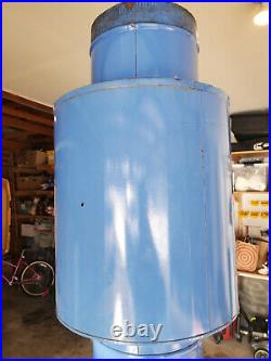 Vintage MCM Rare Blue Majestic Fire Hood Cone Fireplace Preway and Malm Style