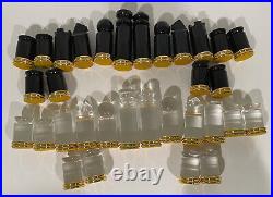 Vintage MID Century Modern Chess Set Abstract Lucite Rare 32 Piece Gold Board Lg Vintage MID Century Modern Chess Set Abstract Lucite Rare 32 Piece Gold Board Lg