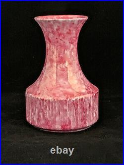 Vintage MidCentury Modern RARE PINK Porcelain OP Art Rosenthal Bud Vase 1970s