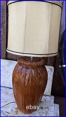 Vintage Mid 20th Century Ceramic Table Alsy Lamp by Cresswell Ltd. RARE 29
