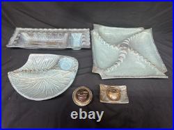 Vintage Mid Century Modern 5-piece California Pottery Originals Rare Smoking Set