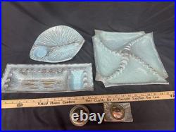 Vintage Mid Century Modern 5-piece California Pottery Originals Rare Smoking Set