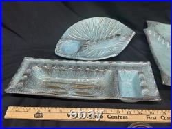 Vintage Mid Century Modern 5-piece California Pottery Originals Rare Smoking Set