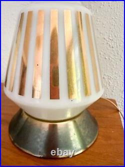 Vintage Mid Century Modern Atomic MCM Table Lamp Three Way Reading Light Rare