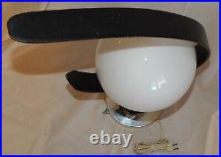 Vintage Mid Century Modern Bentwood Table Lamp 27 Chrome Globe Rare Kovacs